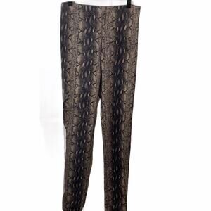 Wild honey snakeskin stretch leggings small